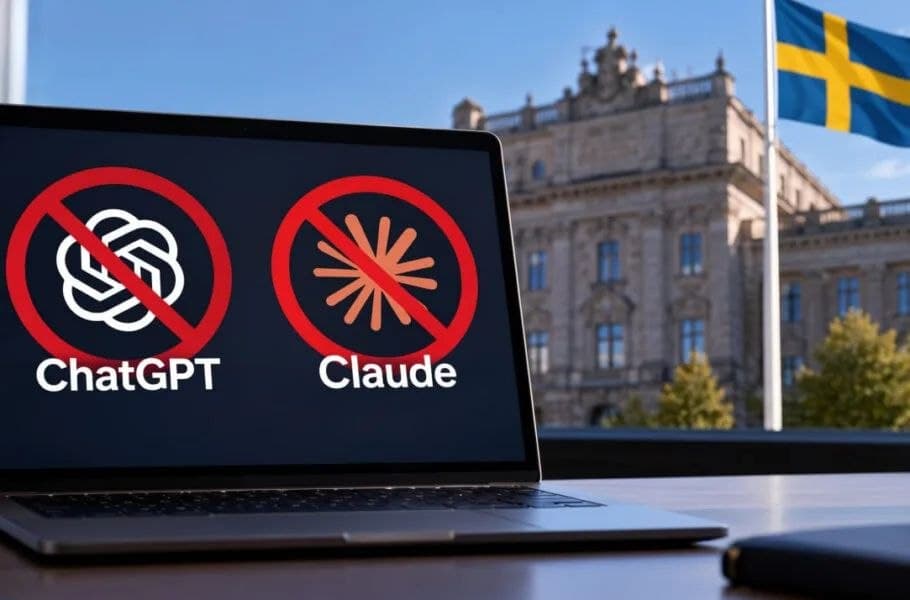 🚫سوئد استفاده کارمندان دولت از ChatGPT و Claude را ممنوع کرد ▪️ دولت سوئد با اشاره به نگرانی‌ها پیرامون افشای اطلاعات ح