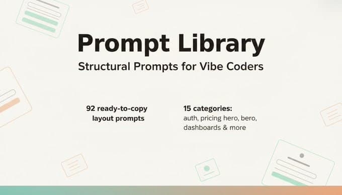 این یکی واقعاً برای Vibe Coderها و توسعه‌دهنده‌ها یه معدن طلاست! سایت "VibeUI" https://vibeui.online مجموعه‌ای از پرامپت