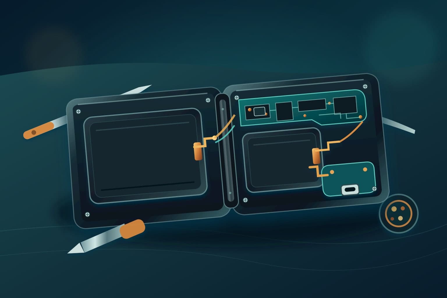 آیفون Duo با دو باتری و درگاه USB-C ماژولار کالبدشکافی شد