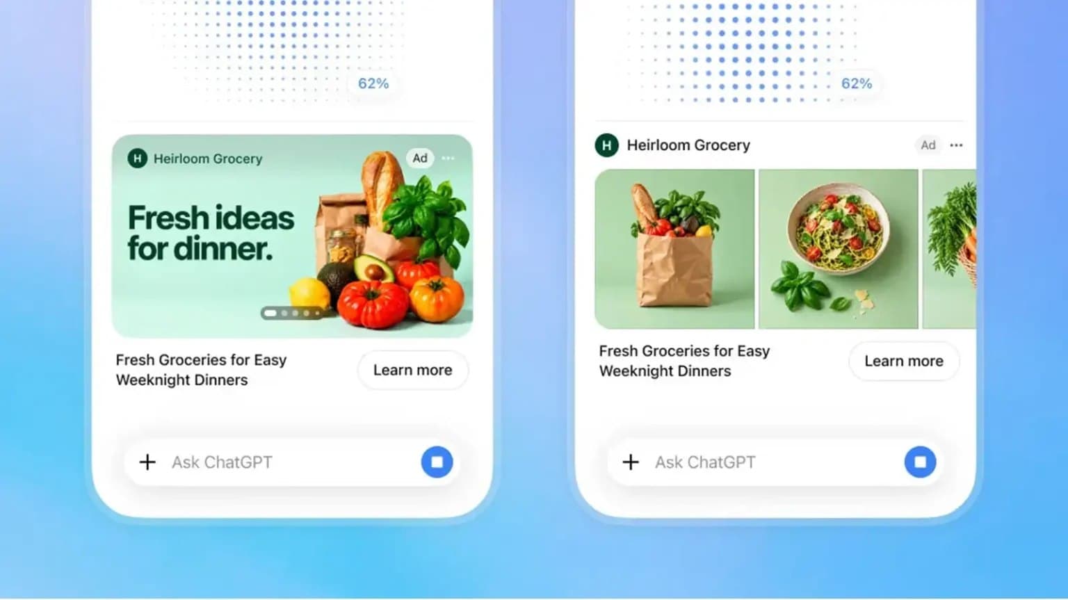 😺 تبلیغات تصویری به ChatGPT میاد! 📰طبق گزارش‌ها، اوپن‌ای‌آی قراره فرمت جدیدی از تبلیغات رو داخل ChatGPT آزمایش کنه؛ ای