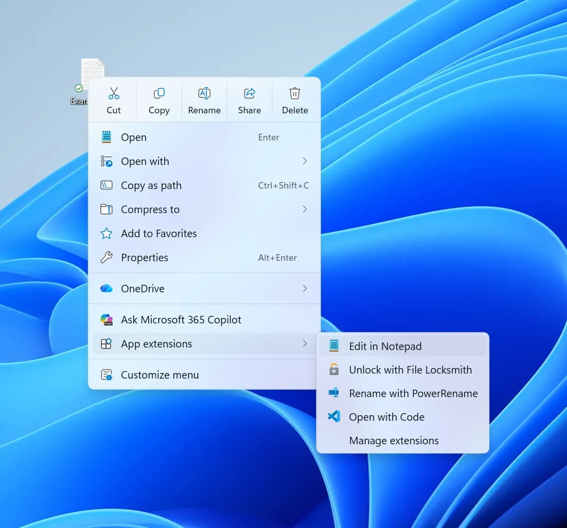 منوی راستکلیک بازطراحیشدهی File Explorer در ویندوز 11