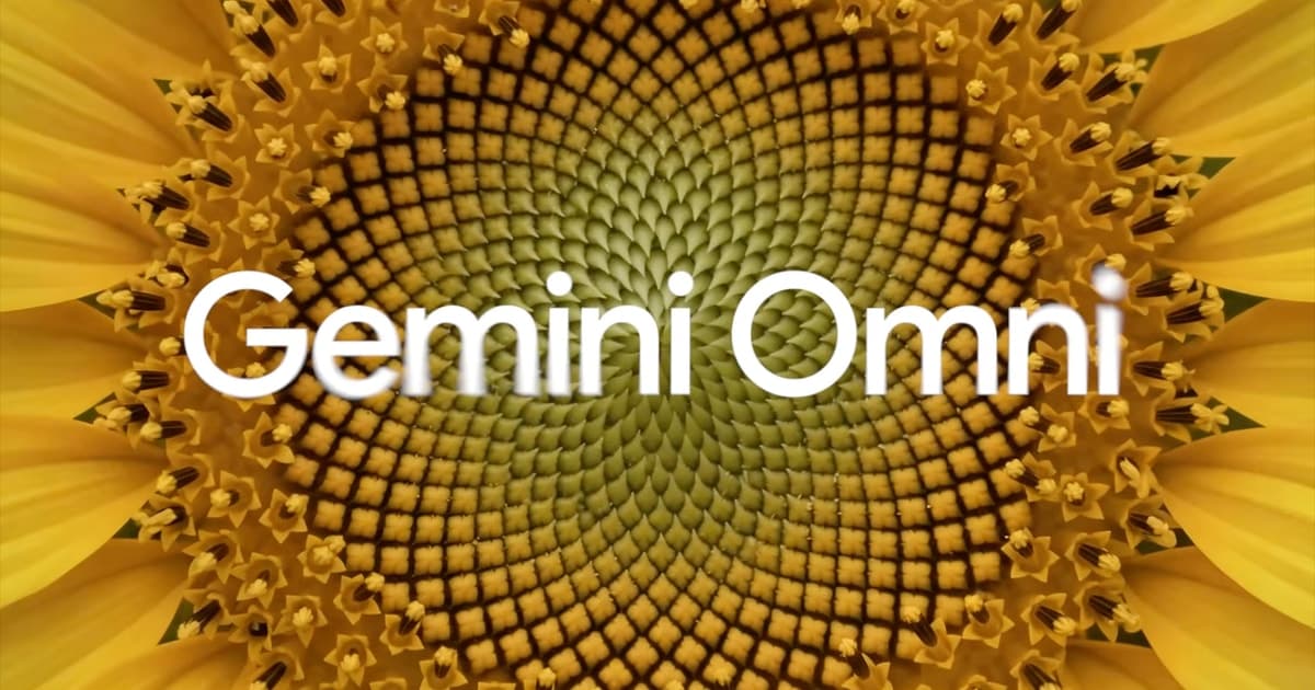 تصویر رسمی Google DeepMind برای Gemini Omni؛ مدل چندوجهی که از ویدئو به ویدئو پاسخ میدهد