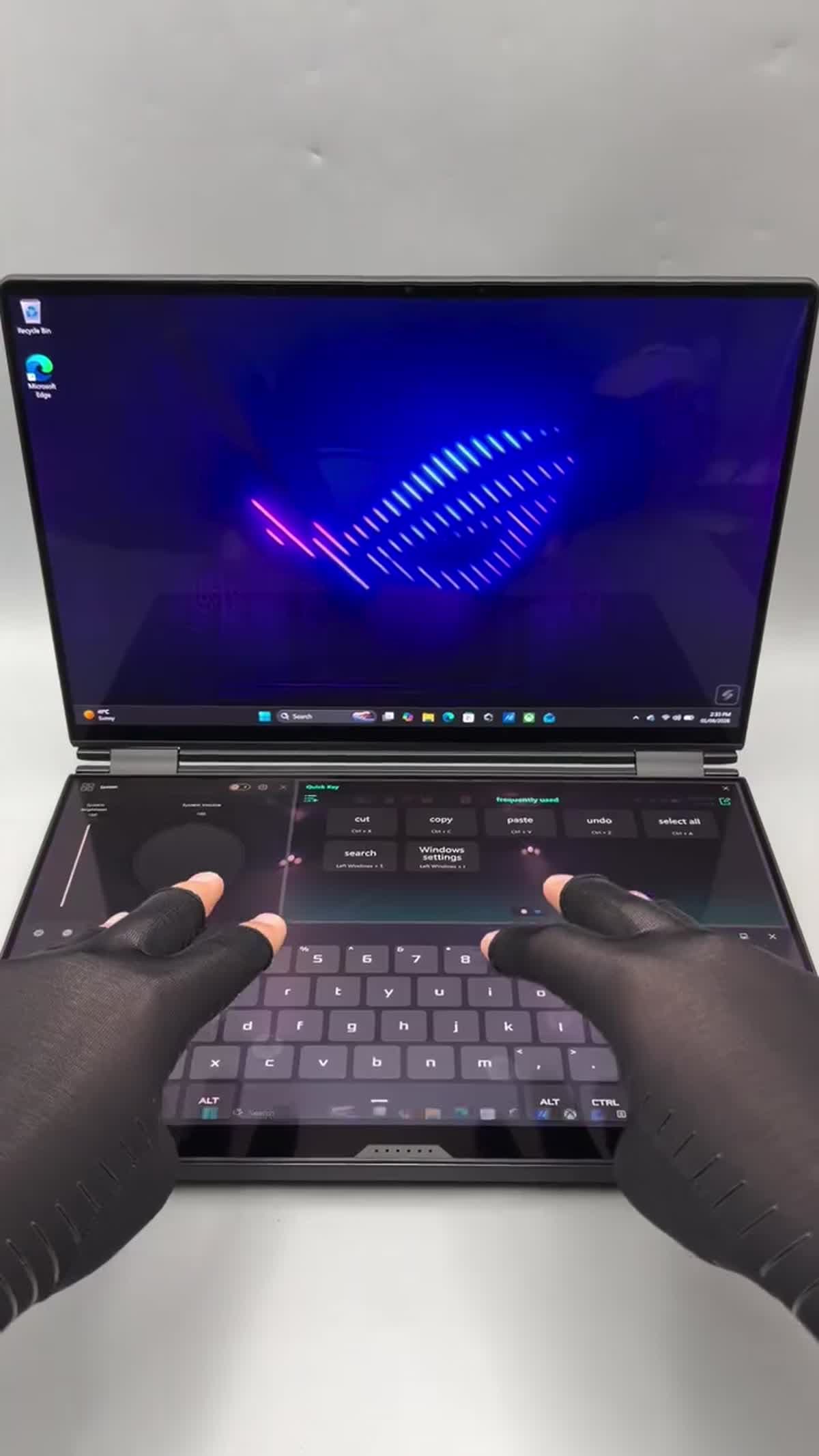 🔥جعبهگشایی لپتاپ گیمینگ دو نمایشگره ROG Monster Duo 🔵