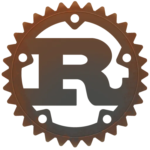 لوگوی Rust و نماد امنیت زنجیرهٔ تأمین